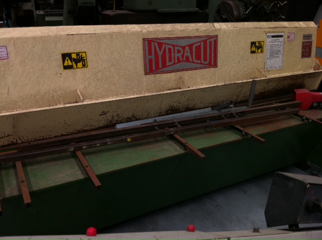 USED HYDRACUT 2.5M X 3MM GUILLOTINE